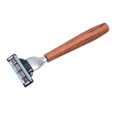 China Triple Blade Blade Makers Face Wood Safety Razor for sale