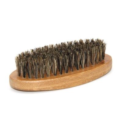 China Wooden Curved Soft Bristle Shaving Brush Beard Brush Shaving Comb Hot Sale for sale