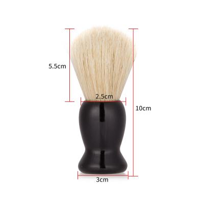 China Hot Sale Custom Logo Shaving Brush Plastic Beard Brush Boar Bristle Brush Shaving Brush for sale