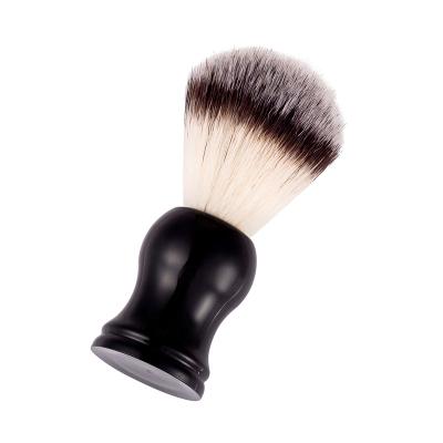 China Custom Logo Men's Products OEM Logo Handle Shaving Brush Vegan Shaving Brush Custom Beard Brush Plastic Shaving Brush for sale