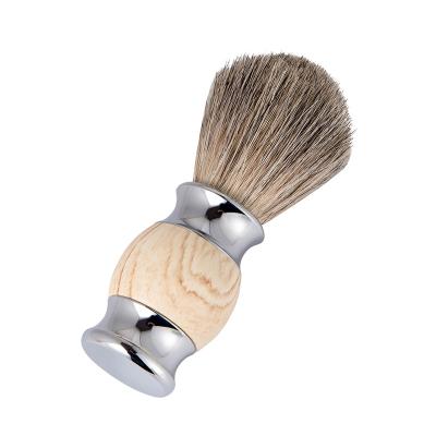 China Male Shaving Brush High Mountain Badger Hair Knots Grooming Products For Men Wholesale Shaving Brushes for sale