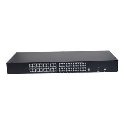 China Telephone Network Voice Fxs/fxo Pots Fiber Multiplexer 32 Rj11 Ports Telephone Line Over Fiber Converter Rj11 Telephone Line Extra for sale