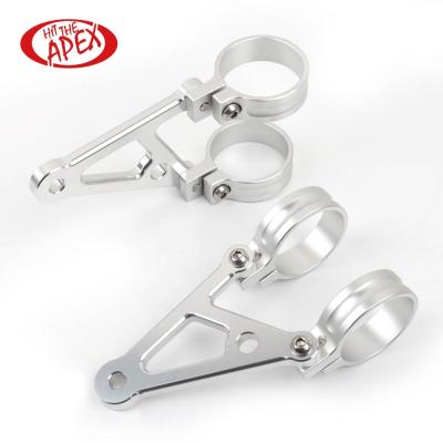 China Alloy 6061 High Quality Billet 43mm CNC Aluminum Headlight Frames Fork Cafe Runner for sale