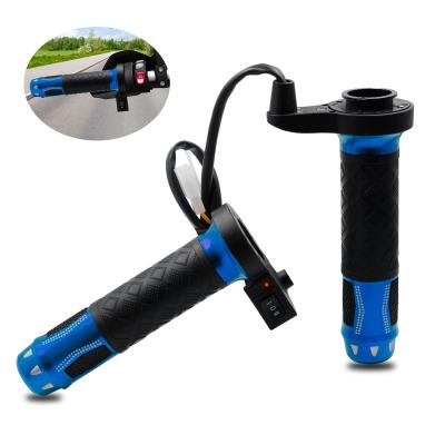 China Temperature Rubber Adjustable Motorcycle Electric Heated Grip , Motorcycle 12V Hot Handlebar Grip for sale