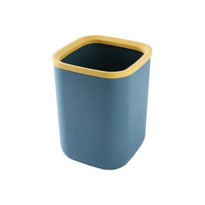 China Creative and stylish household viable square trash can without the lid for sale