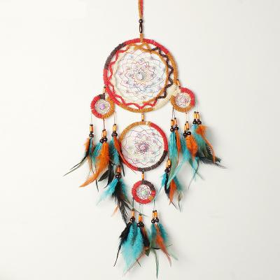 China India Five Rings Wind Bell High Quality Indian Dream Catcher Pendant for sale