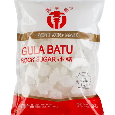 China Restaurant Or Food White Rock Sugar 3kg In Nanz Brand Bag for sale