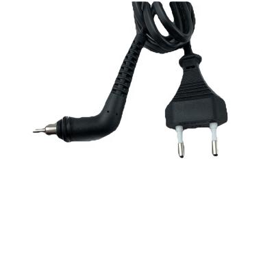 China European Home Appliance 2 Pin Plug Power Cable For Hair Straightener for sale