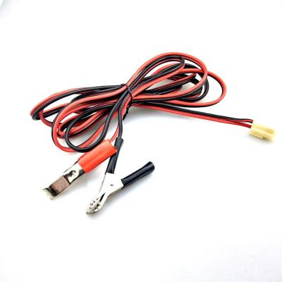 China Home appliance dc 12v 24v power cable. Staples, red and black power cord with switch for sale