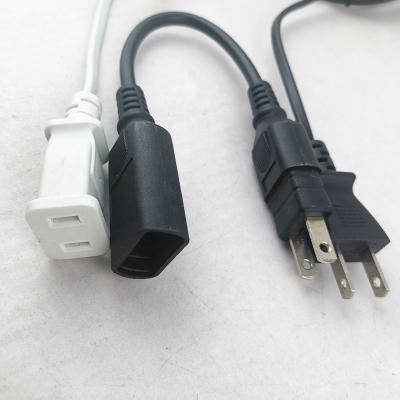 China Japanese standard home appliance two-core extended power cord, Japanese standard home appliances connection power cord for sale