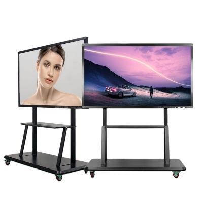 China Smart 4k Multi Board Office School Home Office School Ultra-Thin 65 75 85 Inch Screen Display All-in-One Interactive Flat Panel Whiteboard for sale