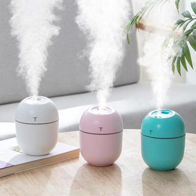 China Color Changing Mini Ultrasonic Usb Cool Air Humidifier Luchtiger Vochtiger Essential Oil Diffuser Dual LED Light Interface for sale