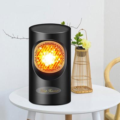 China Hotel Mini PTC Indoor Bedroom Electric Fan Heater Radiator Desk Table Top Household Heater Wholesale Small for sale