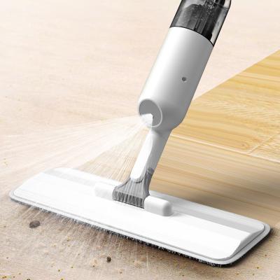 China Sustainable Household Cleaning Appliances Spray Broom 360 Rotating Sweeper Broom Microfiber Lazy Cleaning Dust Mop for sale