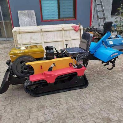 China Mini Farm Crawler Garden Tractor Crawler Cultivator Bulldozer Equipment for Farm and Garden for sale