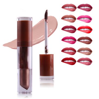 China Wholesale High Quality Nude Liquid Private Label Waterproof Matte Liquid Lipstick Cosmetic Waterproof Lipstick for sale