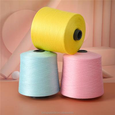 China Good Price Anti-Static Stock Supply Sweater Hat Scarf 28ne/2 High Elasticity Knitting Core Spun Yarn for sale