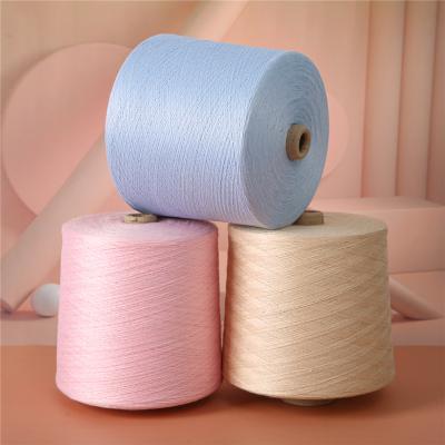 China Soft Hand Durability In-stock Anti-Static Supply Recycled Core 28NE/2 Beaded Spun Wire for sale