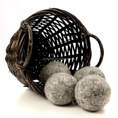 China Odor Elimination / Dehumidification New Design Christmas Ball Ornament Dryer Zero Waste Wool Felt Balls Cotton Dryer Balls for sale