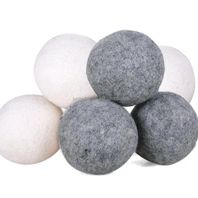 China Odor Elimination / Dehumidification Tending Products 2022 New Arrivals 6 Pack Handmade Eco Felted Wool Laundry Dryer Felt Balls for sale