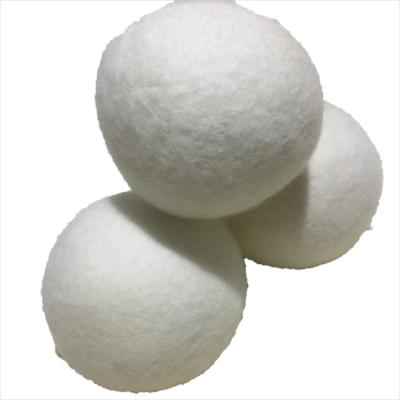 China Durable Eco-fiendly Wool Drying Ball 8cm Laundry Felt Ball Balls for sale