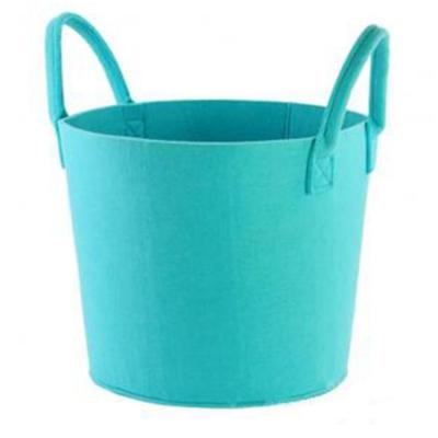 China Foldable Household Laundry Felt Baskets Clothing Storage Bags And Baskets for sale