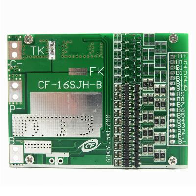 China 35A lithium battery split left 10S 36V 20A/35A lithium battery protection board with balance for electric bicycle protection for sale