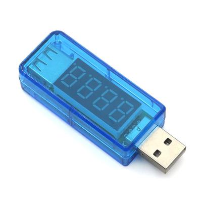 China Blue Mini Doctor Voltmeter Ammeter Digital USB Charger Mobile Power Charging Tester Current-Voltage Meter GYL055-01 for sale