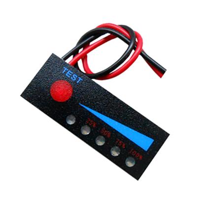 China full 12.6V 3.7V 2S/3S/4S 4S 11.1V 12V lithium battery pack power indicator car battery indicator board GYL050-04 for sale