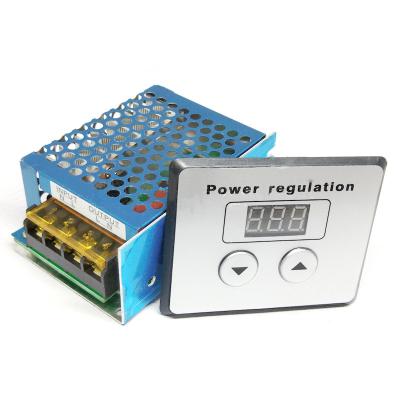 China 4000W Thyristor 4 Voltage Power Regulator Rheostat AC 220V Temperature Controller For Electric Furnace Extended Electric Motor Speed ​​Heater for sale