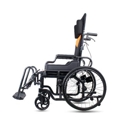 China Outdoor Wheelchair Folding Free Walking Manual Power Aid for sale