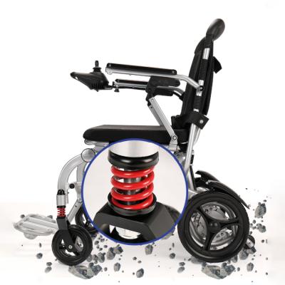 China Aluminum Alloy Outdoor Sports Portable Joystick Motorized Electric Wheelchair Power for sale