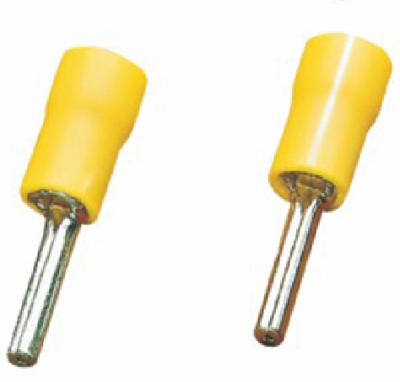 China Phoenix PTV5-18 Copper Yellow Color Needle Shape Pre-insulated Terminal Cable Connector Connection Of Conductors for sale