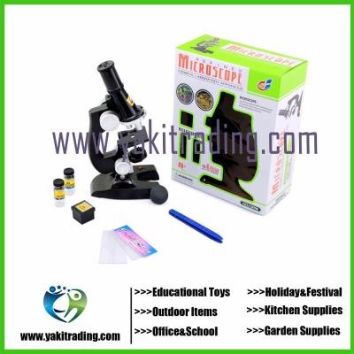 China Student Kids Biological Microscope Kit Science Experiments Toys Educational Gift Explore Microscope YK-ACS-C2119SXR for sale