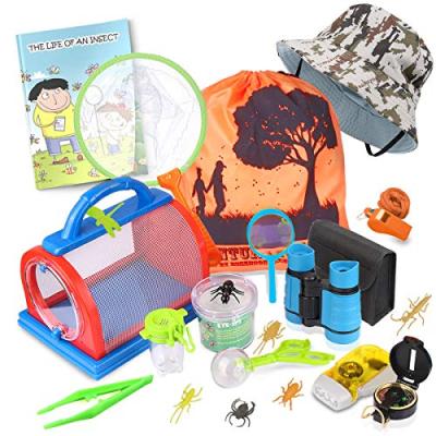 China Eco-friendly Material Outdoor Explorer Kit and Bug Catcher Kit with Binoculars, Flashlight, Magnifying Glass, Butterfly etc. net as a great toy child gift for sale