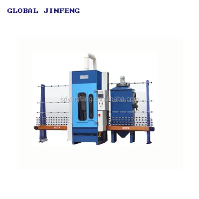 China Building Material Stores JFP1600Hot Sale PLC Automatic Glass Sandblasting Machine for sale