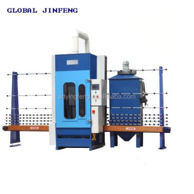 China Building Material Shops JFP-16LA-T PLC Control Automatic Glass Marble Sandblasting Machines For Sale for sale