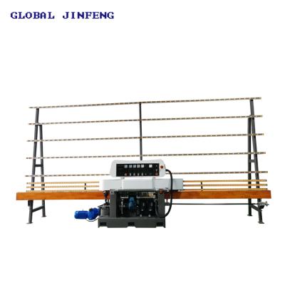 China Building Material Shops JFE-211 Hot Sale 4 Motors Vertical Glass Straight Line Used Edge Polishing Machine For Flat Glass for sale