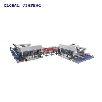 China Glass Plant PLC Control Double Side Edge Machine Production Line for sale