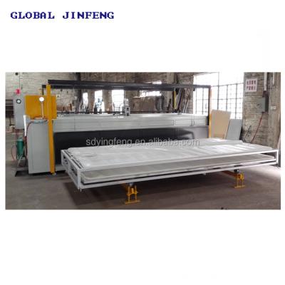 China JINFENG Building Glass Used EVA Film Safe Laminating Glass Furnace for sale