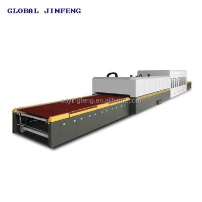 China Building material shops JFG2436 high quality toughened low-e glass tempering machines with convenction for sale