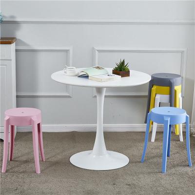 China Multi-specification durable colorful place new storage attractive price stackable plastic stool for sale