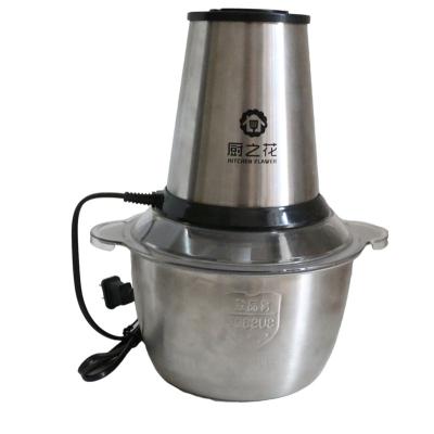 China High Efficiency 2 Speeds 300W Stainless Steel Capacity 3L Chopper Meat Grinder Mincer Food Processor Electric Slicer for sale