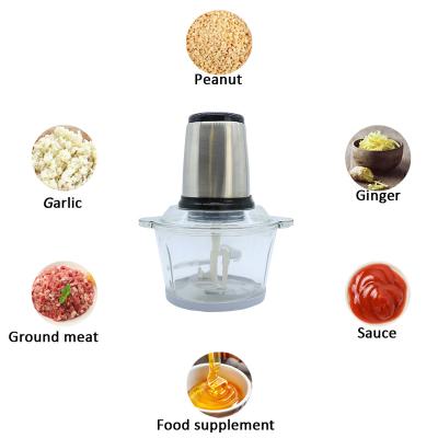 China High Efficiency Factory Direct Sales Meat Mixer Grinder Electric Meat Mixer Chopper Glass Grinder for sale