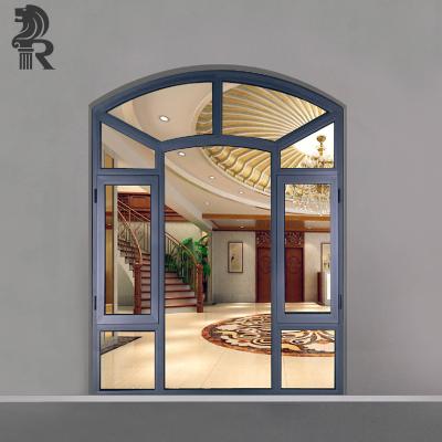 China Swing Aluminum Hinged Inward Opening Window Casement Aluminum Casement Windows for sale