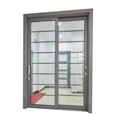 China Modern Aluminum Glass Sliding Door Patio Balcony Aluminum Sliding Door for sale