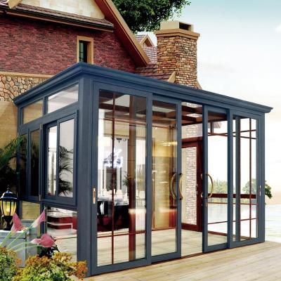 China Modern aluminum house Foshan profile garden room sunroom price for sale