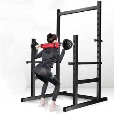 China Press Free Multi Purpose Adjustable Weightlifting Power End Box Half View Equipment Rack Black Squat Rack Fitness Gym Adjust for sale