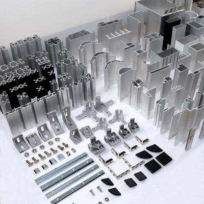 China Customized Building Decoration Building Material Install Accessories Aluminum Extrusion Window Profiles for sale