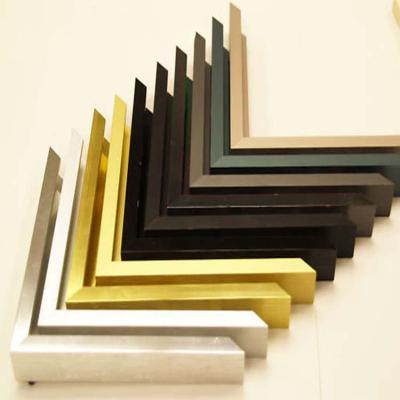 China Picture frame / photo frame construction aluminum profile frames / mirror frames snap poster aluminum profile for sale